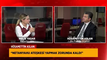 Dış Politika Analisti Hüsamettin Aslan: Gazze'de kalıcı bir ateşkes beklemiyorum