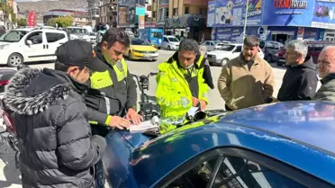 Erzincan'da Motosiklet Denetimi