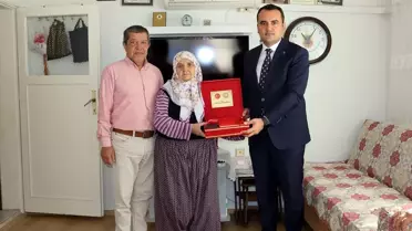 Kaymakam Çelik'ten Şehit Ailesine Ziyaret