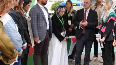 Kocaeli Üniversitesi'nden Gazze İçin Farkındalık Etkinliği