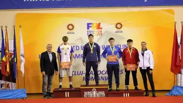 Gebze Belediyesi Güreş Kulübü, Balkan Şampiyonası'ndan Madalyalarla Döndü