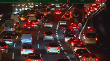 İstanbul'da Akşam Trafik Yoğunluğu %76