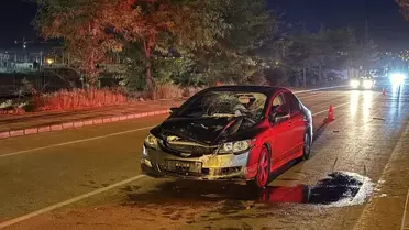 Otomobil Yayaya Çarptı, Hayatını Kaybetti