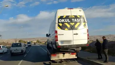 Kayseri'de Servis Denetimi: 8 Araç Trafikten Men Edildi