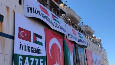 Mersin'den Gazze'ye 17'nci 'İyilik Gemisi' yola çıktı