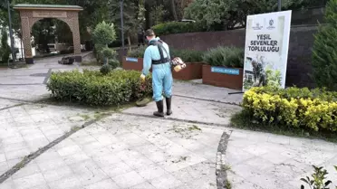 Kocaeli'de Saygınlar Kulübü'nde Çim Biçme ve Bakım Çalışmaları