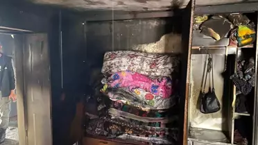 Balıkesir'de Elektrik Tesisatından Yangın Çıktı