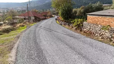 5 kırsal mahallenin yol yapım çalışmalarında sona gelindi