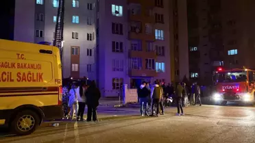 Kayseri'de Bina Yangını Paniğe Neden Oldu