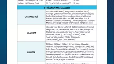 Bursa'da Su Kesintisi 6 Gün Uzatıldı