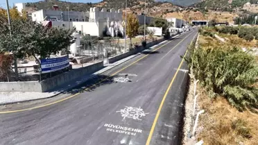 Aydın'da Yol Yapım ve Yenileme Çalışmaları Devam Ediyor