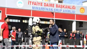 Kayseri'de Lityum İyon Batarya Yangınları İçin Söndürme Tatbikatı Yapıldı