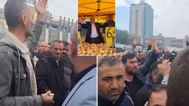 Çorum'da gerginlik tırmanıyor! Oylama yapan pazarcılar, belediye başkanını protesto etti