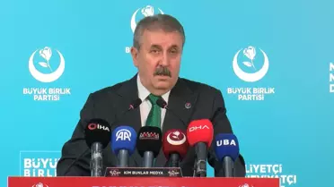 Mustafa Destici: Kalıcı Barış İçin Tedbirli Olmalıyız