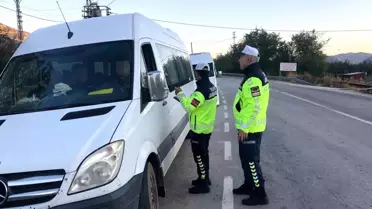 Eğirdir'de Servis Araçlarına Ceza