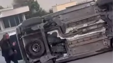 Esenyurt'ta Trafik Tartışması Kaza ile Bitti