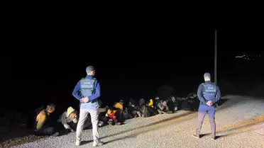Fethiye'de 40 Düzensiz Göçmen ve 2 Kaçakçı Yakalandı