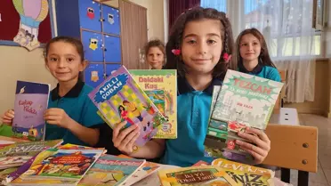 Öğrencilerden 'Kitap Köprüsü' Bağışı