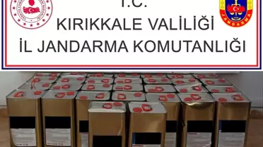 Kırıkkale'de 170 Litre Kaçak Etil Alkol Ele Geçirildi
