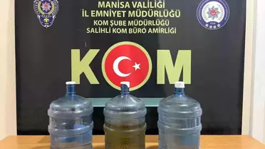 Manisa'da Kaçak Alkol Operasyonu