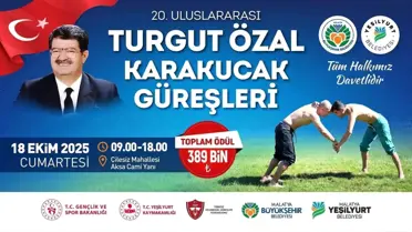 20. Uluslararası Turgut Özal Karakucak Güreşleri İçin Hazırlıklar Tamamlandı