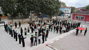 Alaçam Lisesinden Filistin'e Destek: Öğrencilerden Gazze Koreografisi