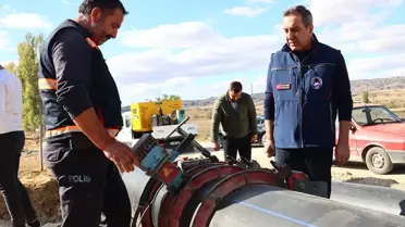 Sungurlu'da Altyapı Çalışmaları Hızla Sürüyor