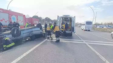 Çerkezköy'de Kaza: Sürücü Yaralı