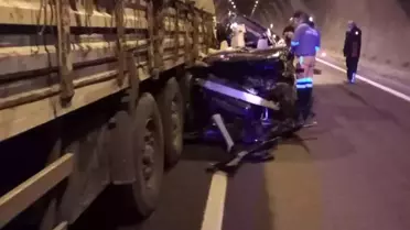 Kahramanmaraş'ta Tünel Kazası: 1 Ölü, 4 Yaralı