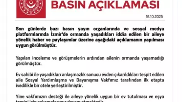 Aile Ormanda Yaşamıyor, Otele Yerleştirildi