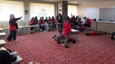 Bayburt Gençlik Merkezi, Öğrencilere 'Okullar Merkezimde' Projesiyle Eğlenceli Günler Sunuyor