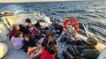 Bodrum Açıklarında Düzensiz Göçmen Operasyonu