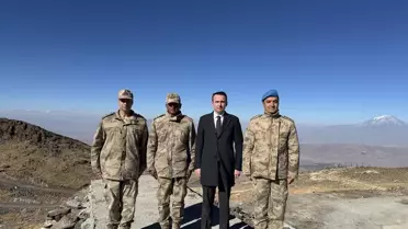 Kaymakam Bakan Tendürek Üs Bölgesi'ni Ziyaret Etti