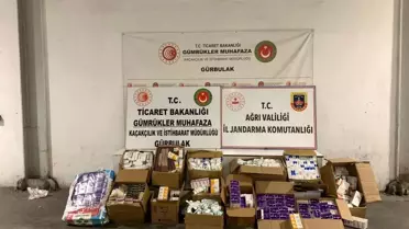 Gürbulak'ta Kaçak İlaç Operasyonu