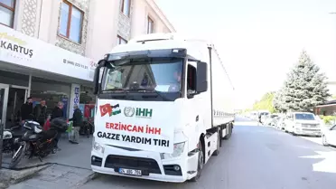 Erzincan'dan Gazze'ye İnsani Yardım