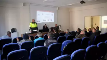 Güce'de Okul Servisi Şoförlerine Seminer