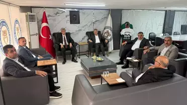 İpekyolu Gümrük Müdürü Cizre TSO'yu Ziyaret Etti