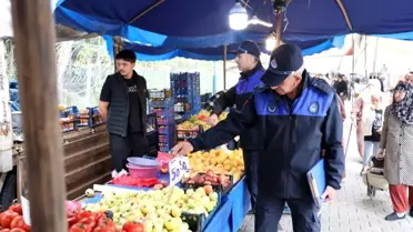 Kartepe'de Zabıta Ekiplerinden Semt Pazarlarına Denetim