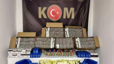 Kocaeli'de Kaçak Tütün Operasyonu