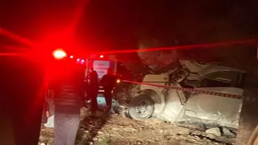 Denizli'de Minibüs Kazası: İki Ölü