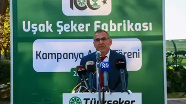 Uşak Şeker Fabrikası'nda 100. Dönem Başladı