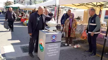 Samsun'da Semt Pazarlarına Belediye Tartısı Uygulaması Başlatıldı
