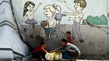 Türk Kızılay Gazze'de Gıda Yardımı Yapıyor