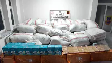 Başkale'de 4.6 Milyon TL'lik Kaçak Eşya Ele Geçirildi