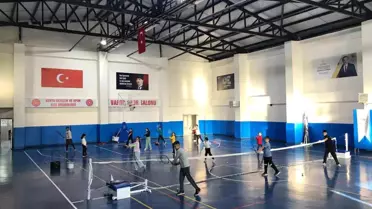 Varto'da Tenis Antrenmanları Devam Ediyor