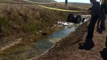 Traktör Devrildi: Bir Ölü, Bir Yaralı