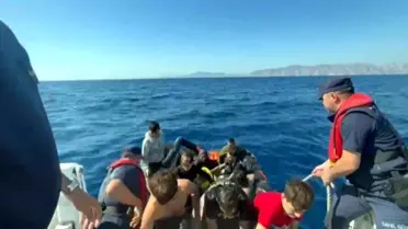Marmaris'te 22 Düzensiz Göçmen Kurtarıldı