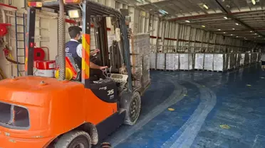 İyilik Gemisi Gazzelilere Yardım Gönderiyor