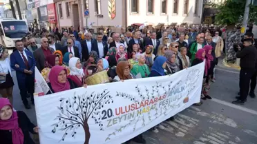 20. Uluslararası Zeytin Hasat ve Turizm Festivali'nin Kortejiyle Başladı