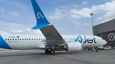 AJet'in Yeni Uçağı İstanbul'da